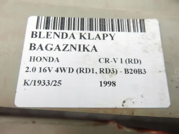 OEM 74890S100000 Klepafsluiting Honda CR-V I (RD) image 5