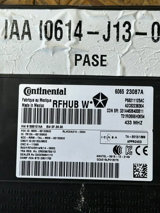 Módulo de control OEM 68211125AF para Dodge Durango WK2 image 3