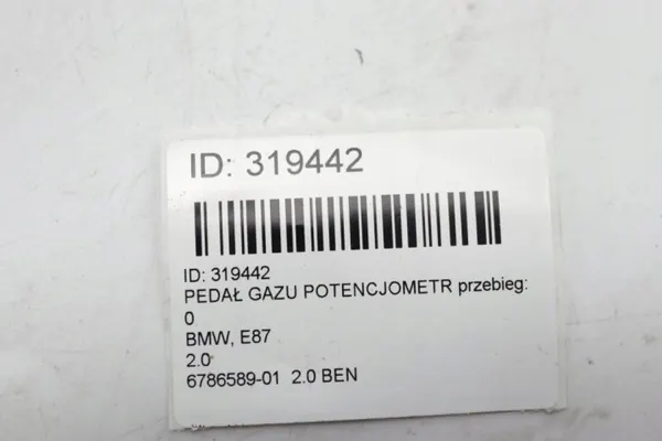 BMW Kaasupoljinpotentiometri OEM 6786589-01 image 6