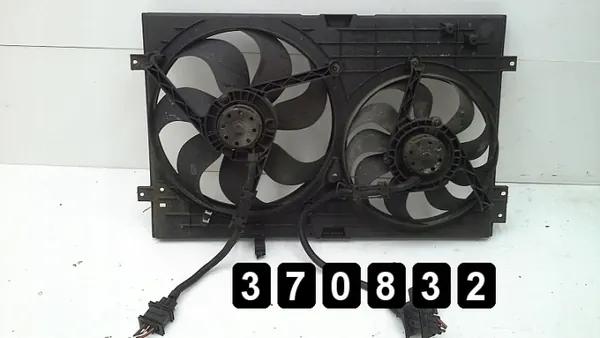 VW Bora jäähdytinpuhallin diffuusorilla OEM AM-370832 image 2