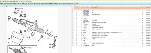 Saab 9-3 2006 Caixa de direção image 7