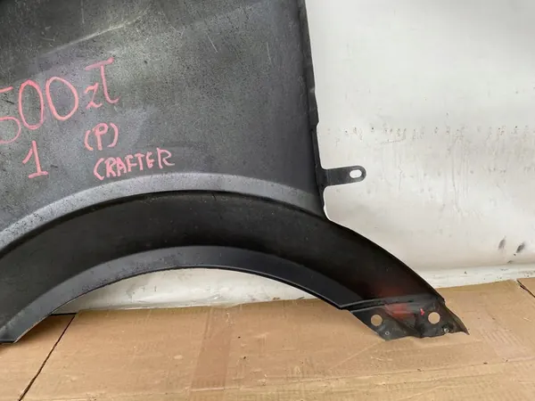 VW CRAFTER 06- Paraurti Anteriore Destro Bianco Usato OEM 2E0 821 306 image 10