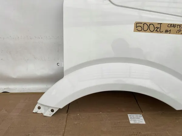 VW CRAFTER 06- Paraurti Anteriore Destro Bianco Usato OEM 2E0 821 306 image 3