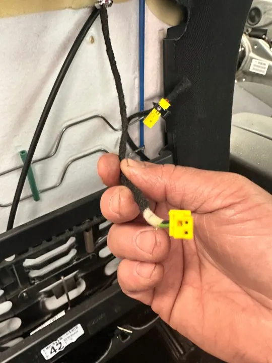 Mercedes W204 voorste hoofdsteun OEM PRZEDNI W204 ZAGŁÓWEK image 6