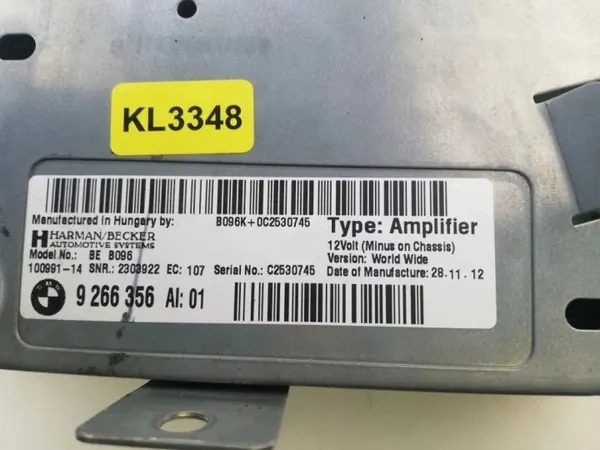 BMW OEM 9266356 HiFi-versterker voor 5-serie F10/F11 image 3