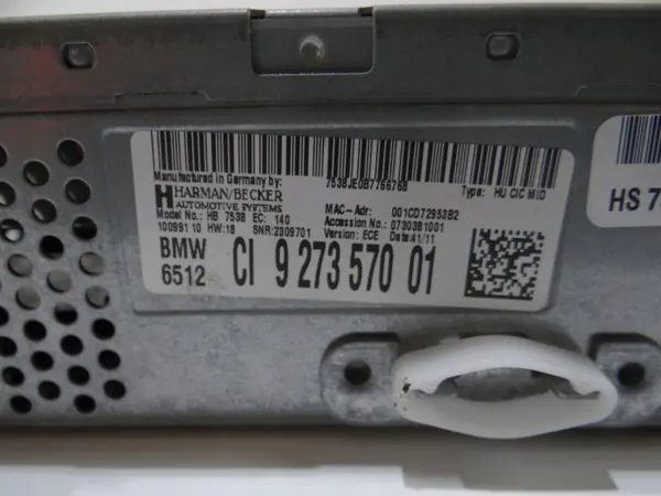 Radio Navigation BMW OE 9273570 pour X3 F25 2010- image 5