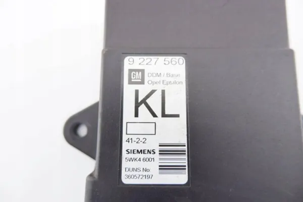 Módulo de control puerta delantera izquierda OEM 9227560 Opel Vectra C image 4