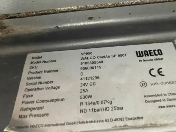 Volvo FM4 2013-2021 Climatisation Stationnaire WAECO SP950 image 5