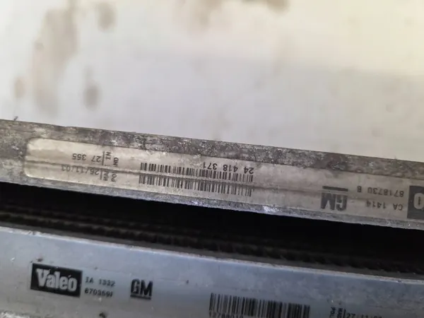 Vattenkylare SAAB 9-3 II 1.8t 2.0t 24418341 image 8