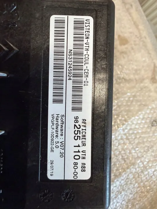 HUD-skärm Citroen C3 Aircross OEM 9825511080 image 3