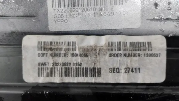 BMW OEM 7498073 HCU SC bakspoiler för IX3 G08 image 7