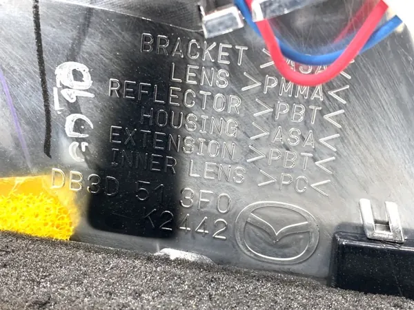Right Inner Tail Light Mazda CX-3 DB3D513F0 OEM image 5