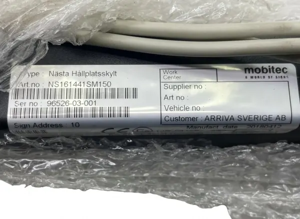 NS161441SM150 Bestemmingsbord binnen voor Volvo image 5