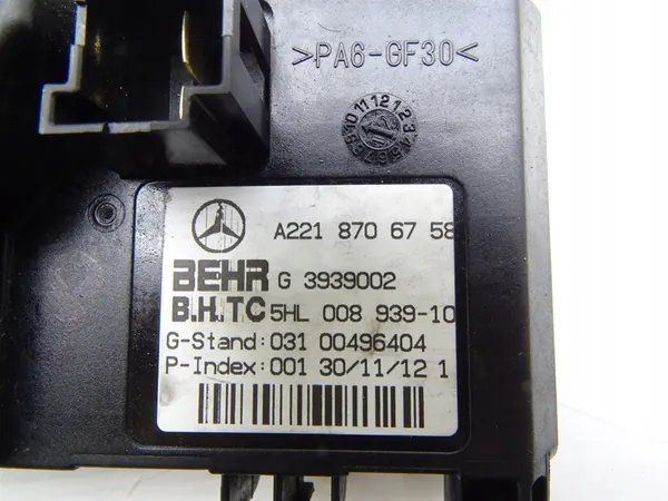 Resistor Controller A2218706758 Mercedes W221 3.0 CDI image 4