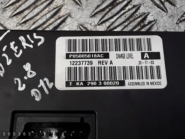 Module climatisation Chrysler OEM 12237739 Occasion image 5