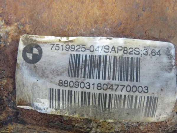 Differential BMW 1 E87 116i 7519925 3.64 OEM M1122546 image 5