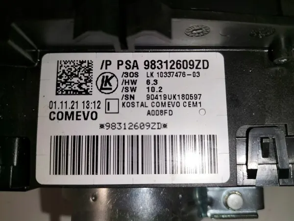 Combinatieschakelaar voor TOYOTA PROACE CITY BERLINGO IV image 6