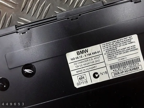 BMW CD-Wechsler OEM 6512919666901 - Gebraucht image 6