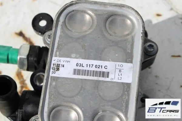 VW Audi Seat Skoda Jäähdytin & Öljysuodatin 1.4 TDi 04B115389B image 8