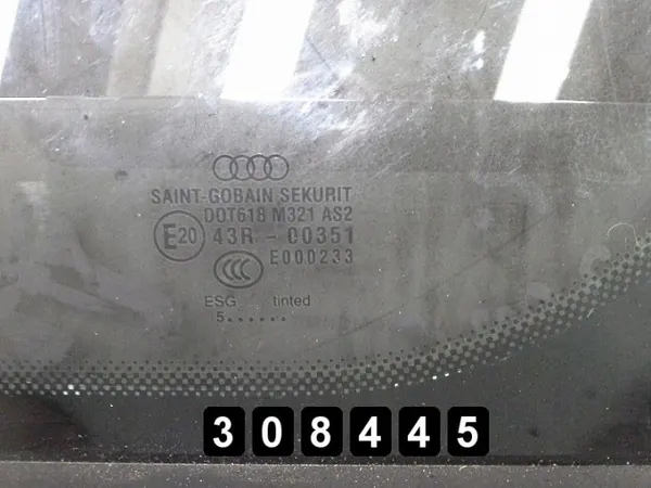 Cuarto de ventana Audi A8 OEM AM-308445 - Usado image 3