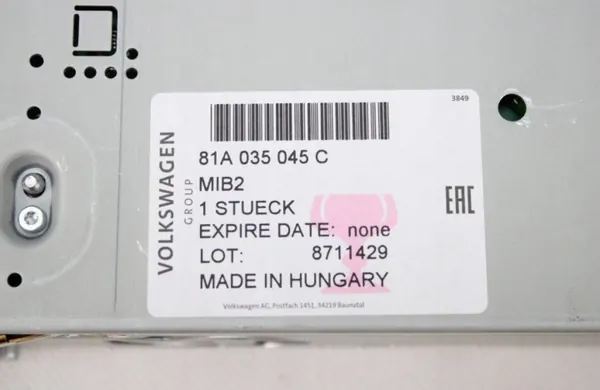 OEM 81A035045C Radio-Navigationseinheit für Audi Q2 image 6