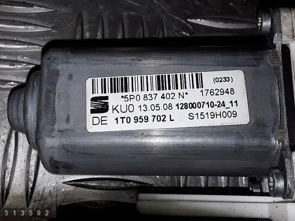 Seat Altea XL raamregelaar OEM 1T0959702L image 6