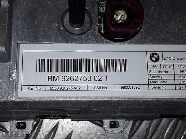Écran d'affichage BMW 3 Series F30 2012 9262753 image 6