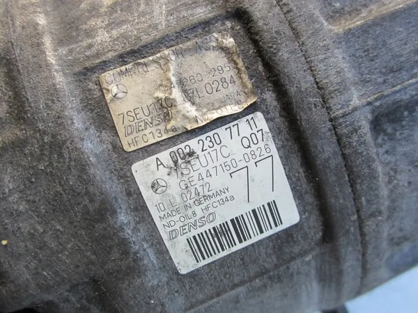 Compresor de aire acondicionado Mercedes W221 S500 5.5 V8 image 3