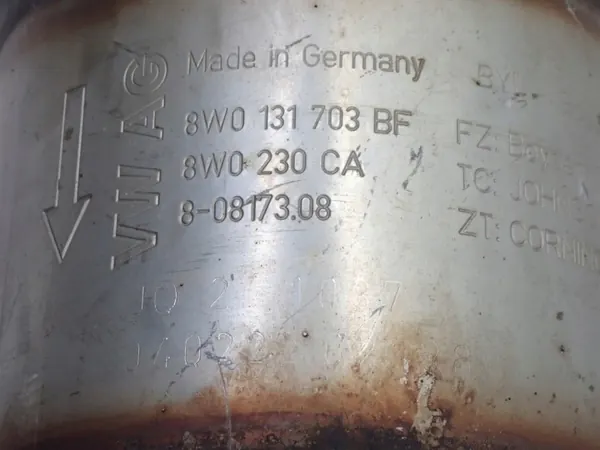 DPF-filter OEM 8W0131703BF för Audi A5 8W A4 B9 image 6