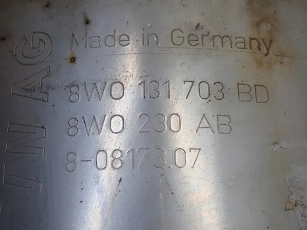 DPF-filter OEM 8W0131703BF för Audi A5 8W A4 B9 image 7
