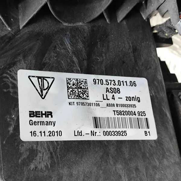 Porsche Panamera (970) 2011 Conjunto de Calefacción OEM image 9