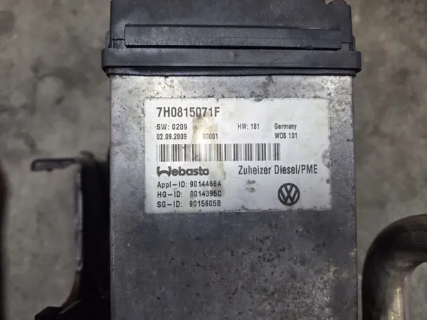 Chauffage stationnaire Webasto VW T5 OEM 7H0815071F image 3