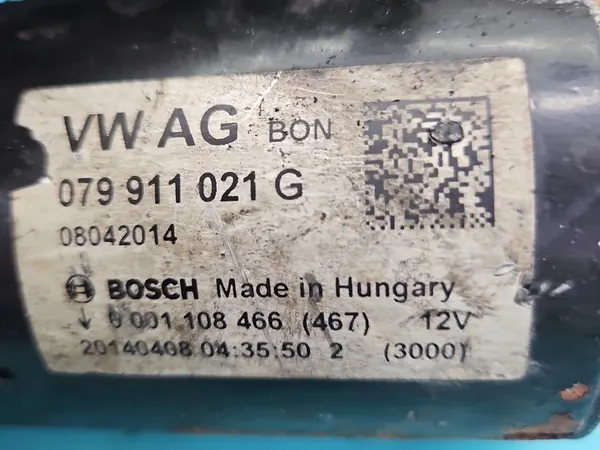 Motor de arranque Audi A7 4G 4.0 V8 TFSI 079911021G image 5