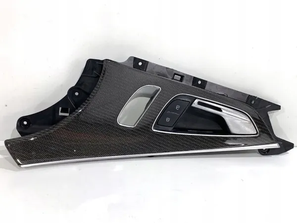 Tirador interior izquierdo delantero carbón Audi A7 OEM 4G8837019A image 2