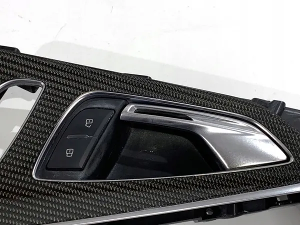 Tirador interior izquierdo delantero carbón Audi A7 OEM 4G8837019A image 3
