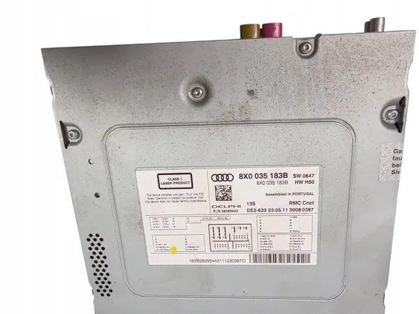 Audi A1 8X0 Navigationseinheit OEM 8X0035183B image 4