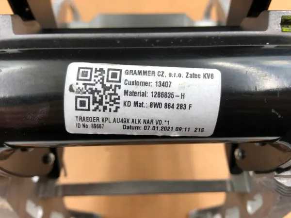 Mittkonsol armstöd OEM 8W0864283F Svart Audi image 8