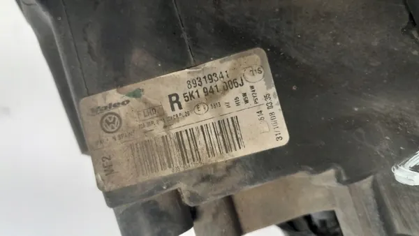 VW Golf VI oikea etuvalo OEM 5K1941006J image 5