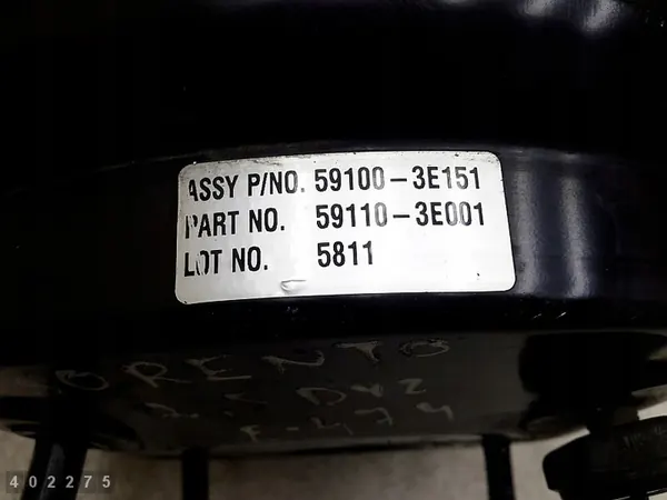 2005 Kia Sorento Bromförstärkare 2500CRDi 591003E151 image 6