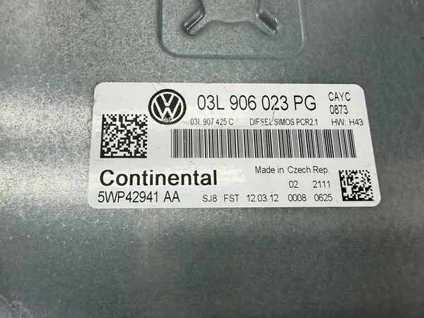 Centralina motore 1.6 TDI CAY AUDI SEAT SKODA VW 03L906023PG image 3