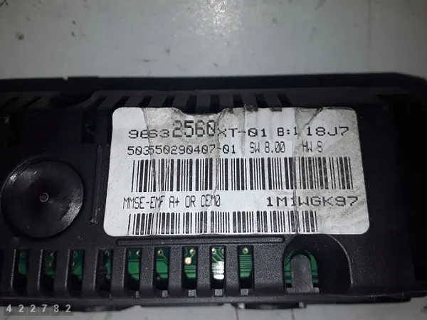 Citroen C3 Displayskärm OEM 96632560 - Begagnad image 3