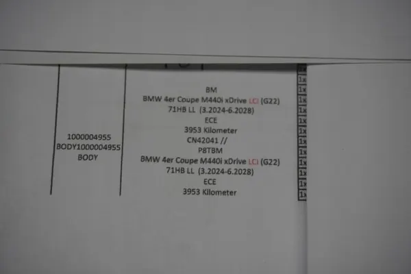 BMW G22 G23 M-Paketti LED Ovenverho OEM DEMOCAR image 5