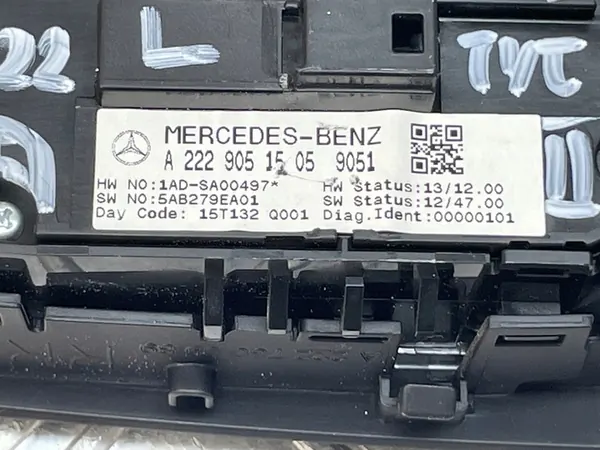 MERCEDES W222 Raam Schakelaar Links A2229051505 image 9