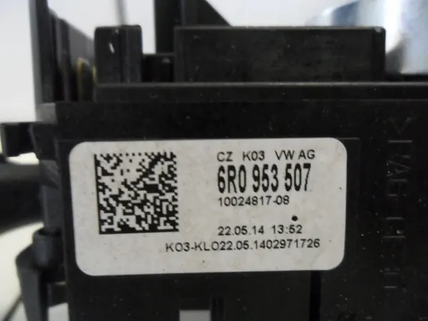 SKODA FABIA II 1.2 HTP 2014 Schakelaar 6R0953507 image 4