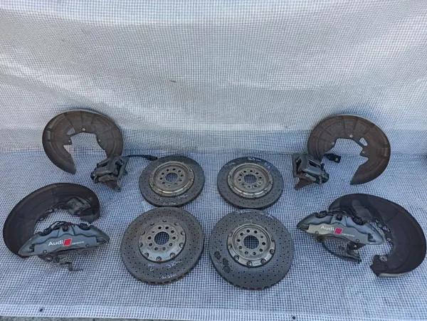 Audi A8 S8 W12 D3 Keramik-Bremsensatz OEM image 2