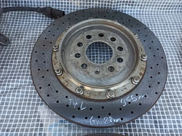 Audi A8 S8 W12 D3 Keramik-Bremsensatz OEM image 3