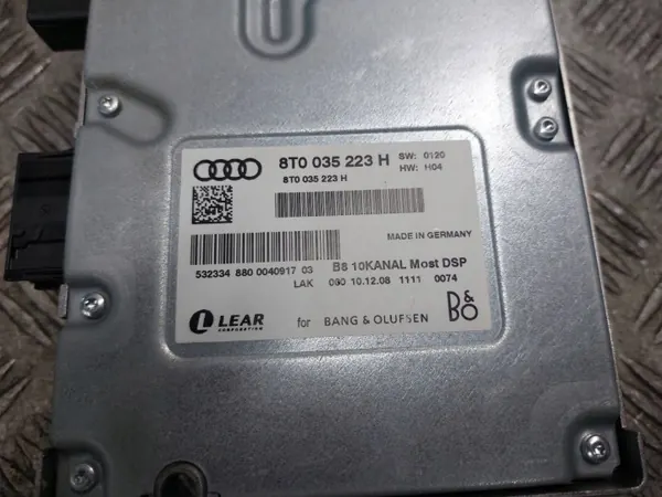 Bang & Olufsen-vahvistin OEM 8T0035223H Audi Q5:lle image 3