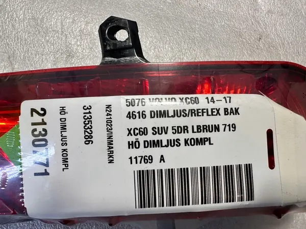 Höger dimljus Volvo XC60 13-18 OEM 31353286 image 3