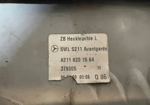 Linker Achterlicht Mercedes W211 Avantgarde A2118201564 image 4
