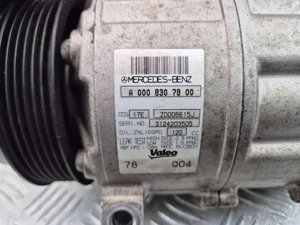 Compresor de aire acondicionado Mercedes C200 CGI W204 A0008307800 image 5